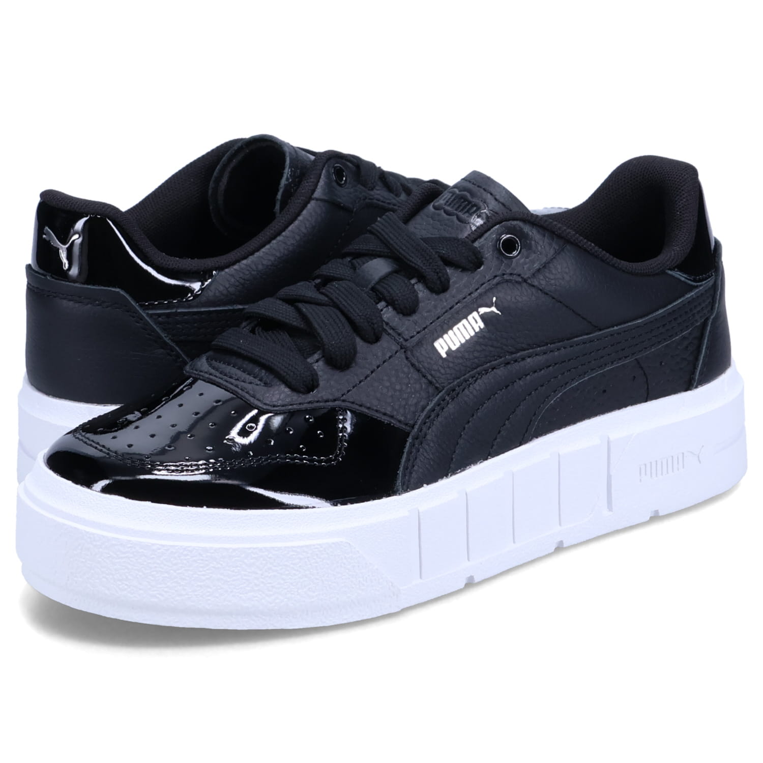 PUMA プーマ スニーカー カリ コート パテント レディース 厚底