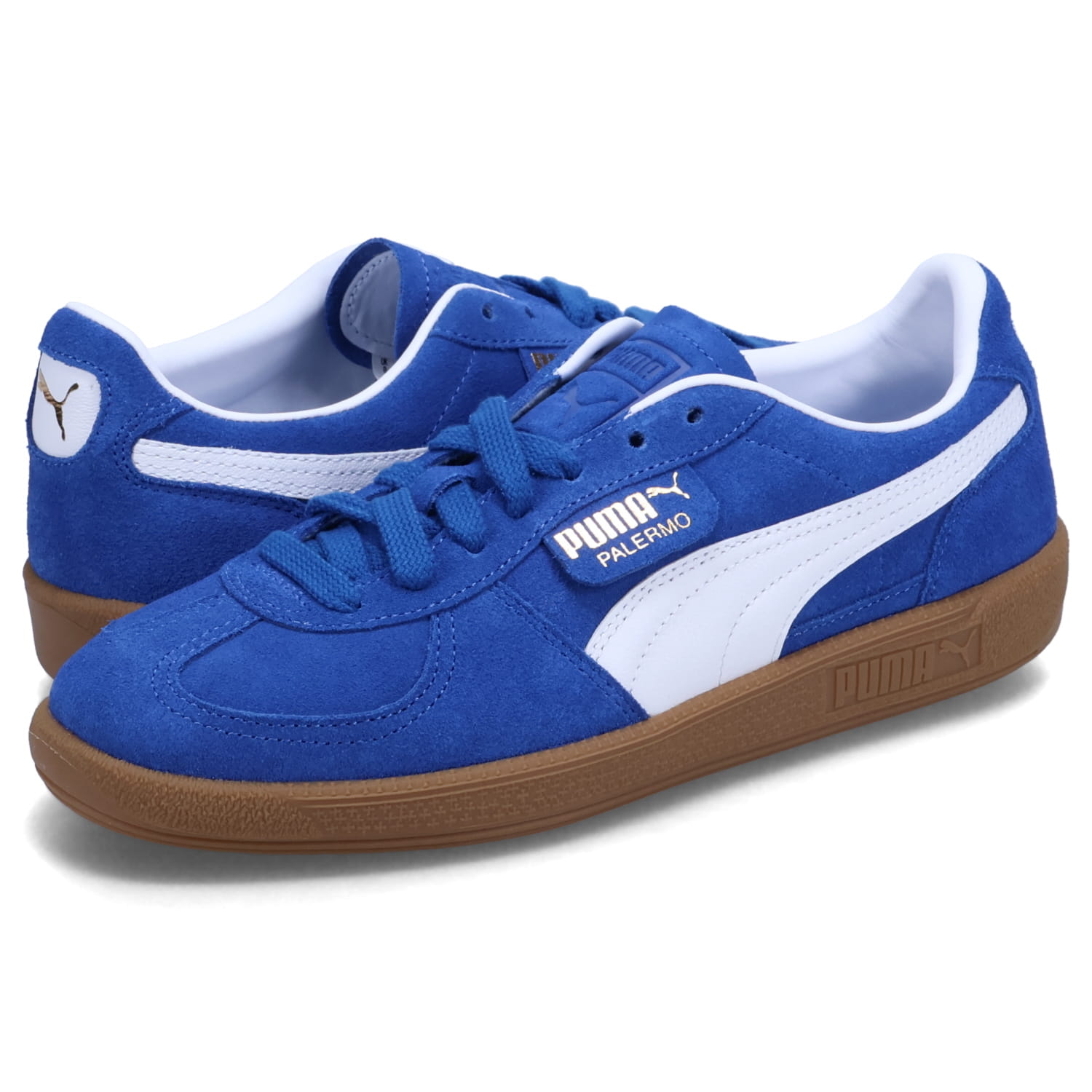 PUMA プーマ スニーカー パレルモ メンズ PALERMO ブルー 396463-07