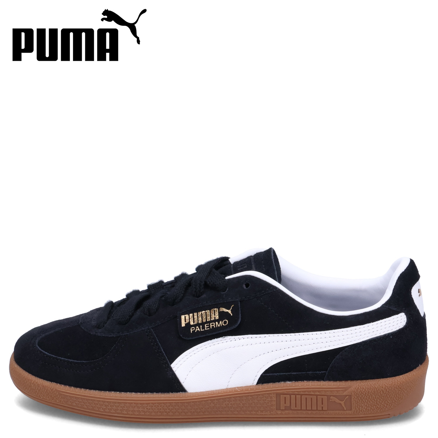 PUMA プーマ スニーカー パレルモ メンズ PALERMO ブラック 黒 396463 