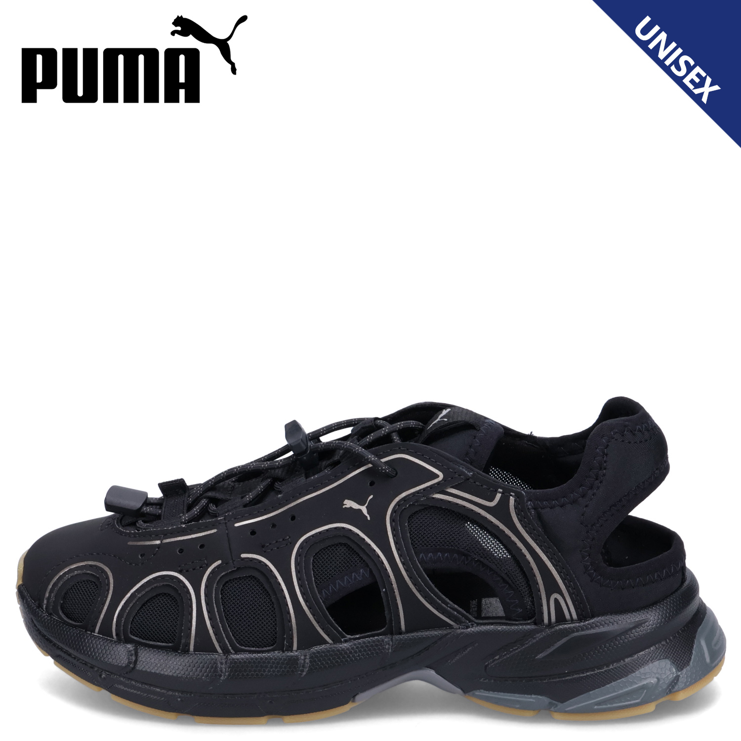 PUMA プーマ VELO MU SANDAL ベロ サンダル ブラック PUMA プーマ スニーカー サンダル ベロ メンズ レディース VELO