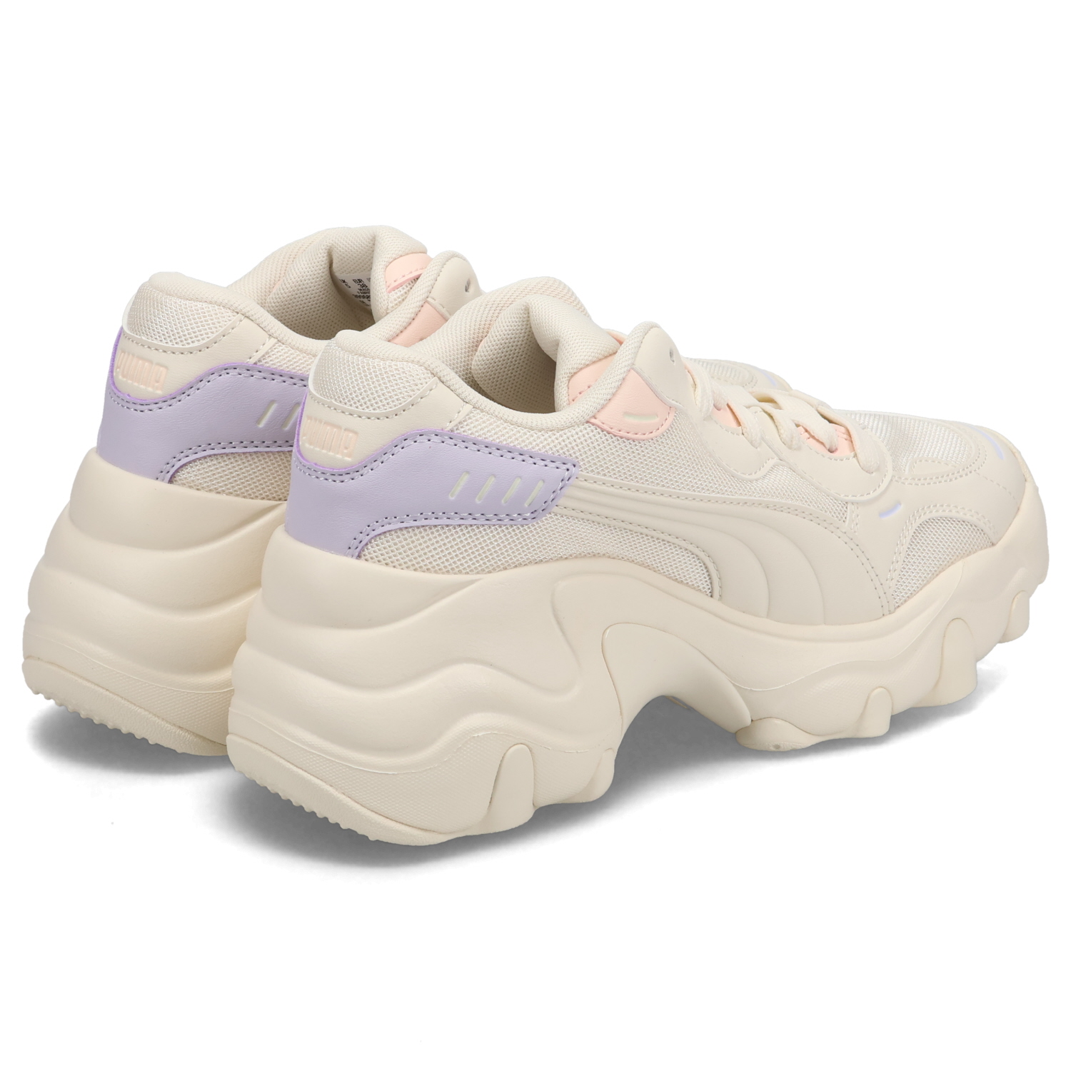 PUMA パルサーウェッジ ホワイト スニーカー 厚底 マジック