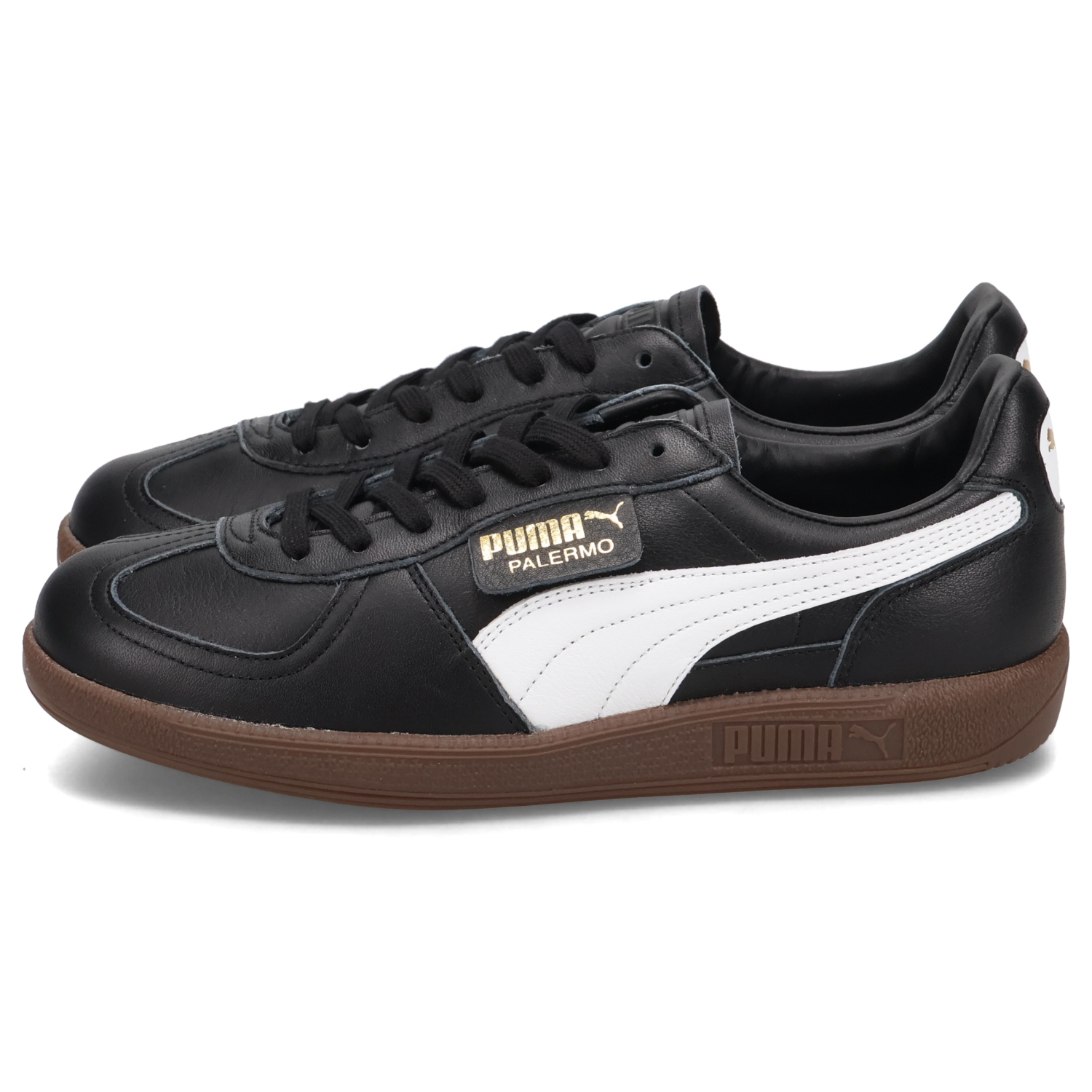 プーマパレルモ　黒 PUMA（プーマ） パレルモ レザー MIJ スニーカー メンズ レディース