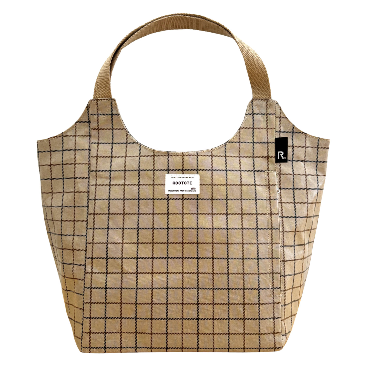 ROOTOTE ルートート トイストーリー ベージュ系色トートバッグ新品 ROOTOTE（ルートート） トートバッグ バッグ EU.ラウンド.ラミネート-T