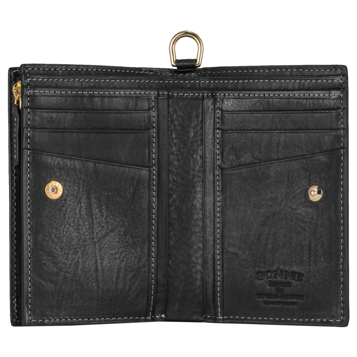 ゾンネ SONNE シロッコ 財布 二つ折り メンズ L字ファスナー SIROCCO WALLET SOD008B SONNE（ゾンネ） シロッコ 財布 二つ折り メンズ L字ファスナー