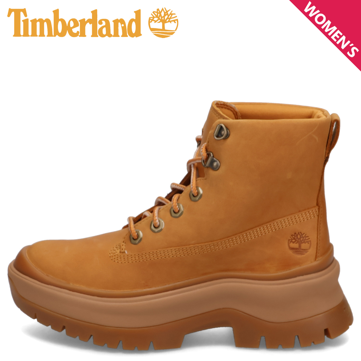 ティンバーランド Timberland ブーツ ロキシー レーン ミッド レディース ROXIE LANE MID LACE UP BOOT ベージュ A295J-EN1 Timberland（ティンバーランド） ブーツ ロキシー レーン ミッド