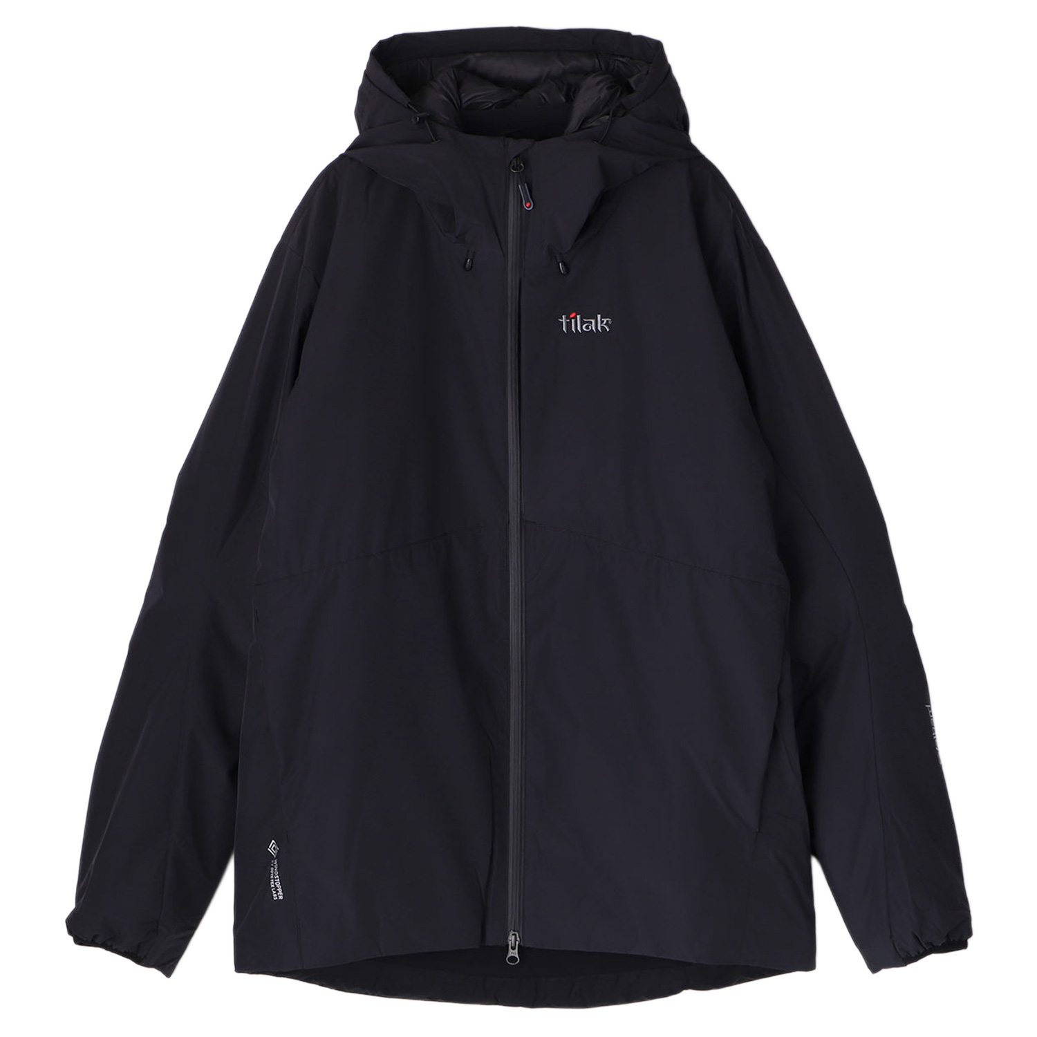 tilak ティラック ジャケット ナイロン　Mサイズ　ブラック　黒　パーカー tilak（ティラック） ジャケット スバルバード 中綿 アウター メンズ