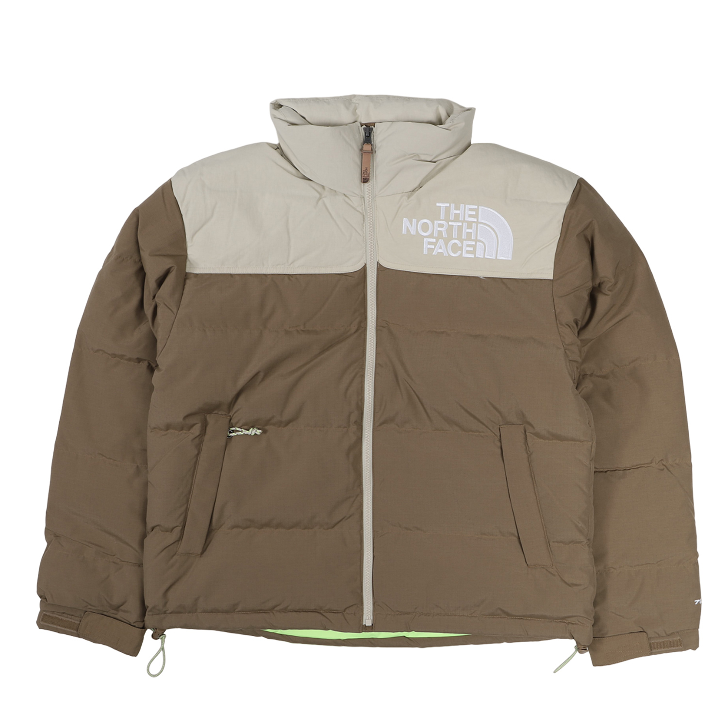 ノースフェイス THE NORTH FACE ダウン ジャケット ヌプシ アウター メンズ 防寒 M 92 LOW-FI HI-TEK NUPTSE  ブラウン ブルー NF0A7ZYP