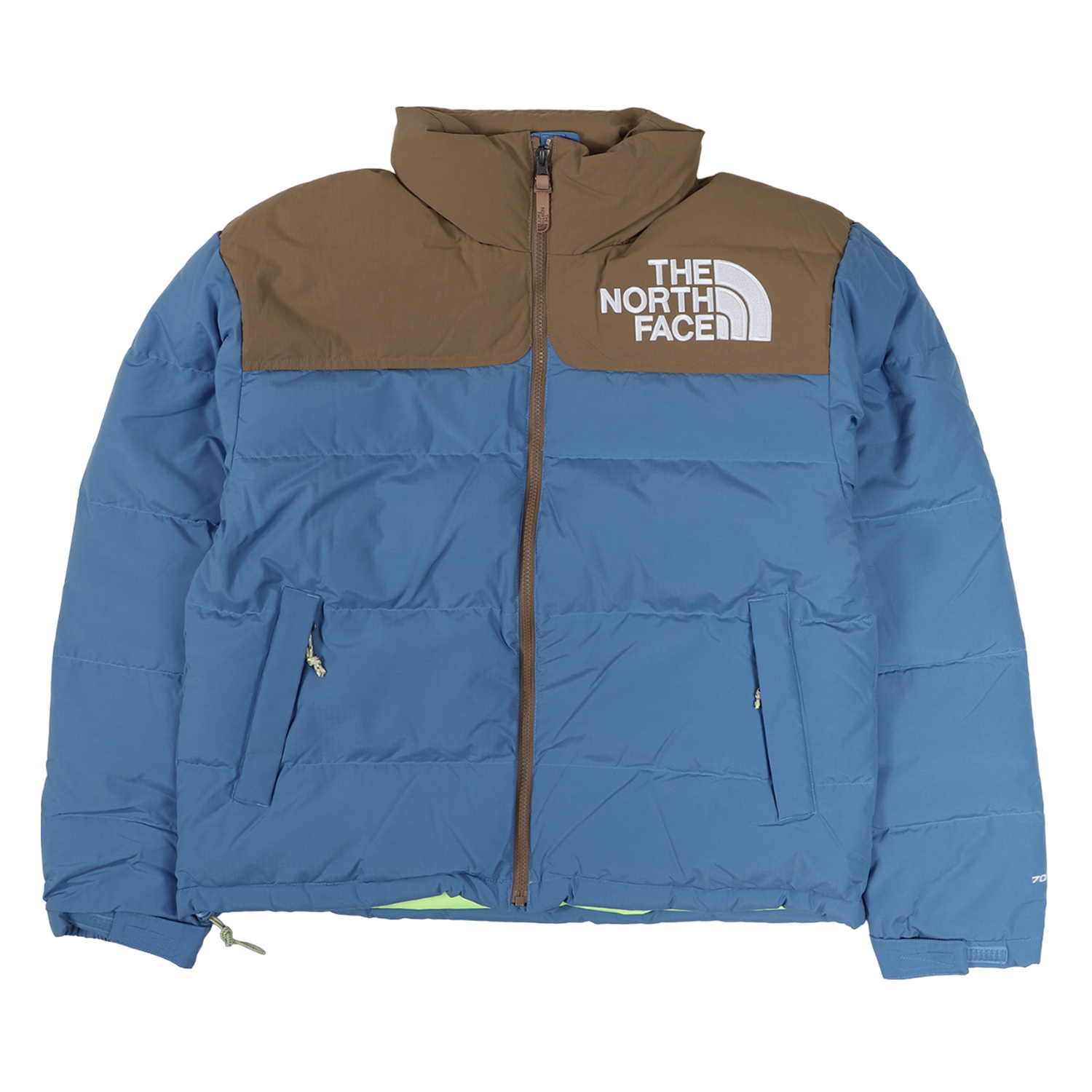 ノースフェイス THE NORTH FACE ダウン ジャケット ヌプシ アウター メンズ 防寒 M 92 LOW-FI HI-TEK NUPTSE ブラウン ブルー NF0A7ZYP