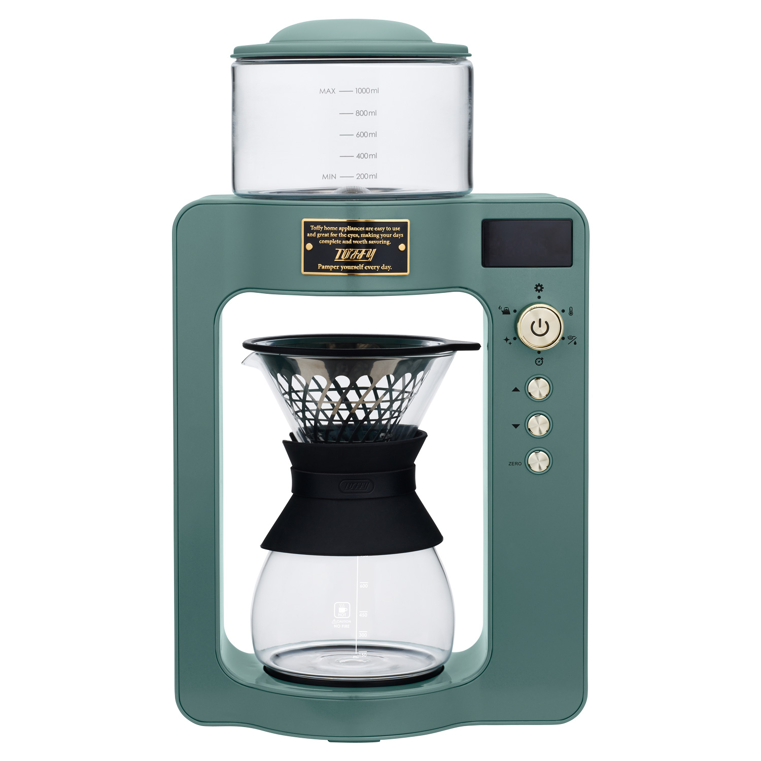 Toffy トフィー コーヒーメーカー コーヒーマシーン 全自動 ガラス製