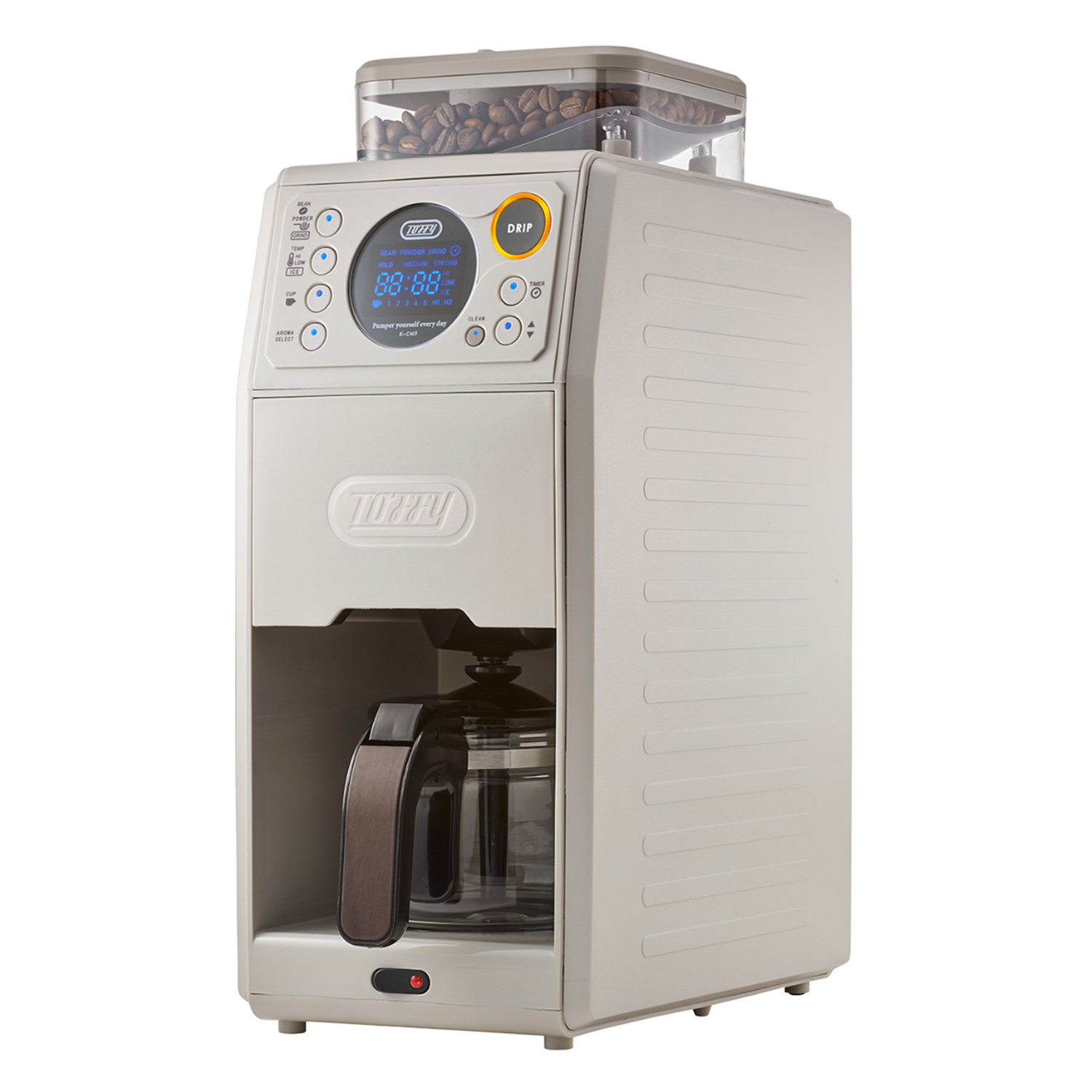 Toffy トフィー コーヒーメーカー コーヒーマシーン コーヒーミル ミル付き 全自動 ラドンナ LADONNA K-CM9 | Toffy | 01