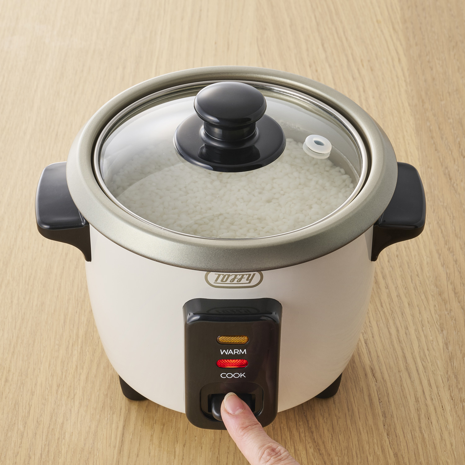 Toffy トフィー 炊飯器 0.5合 1.5合炊き 一人暮らし 保温 計量カップ