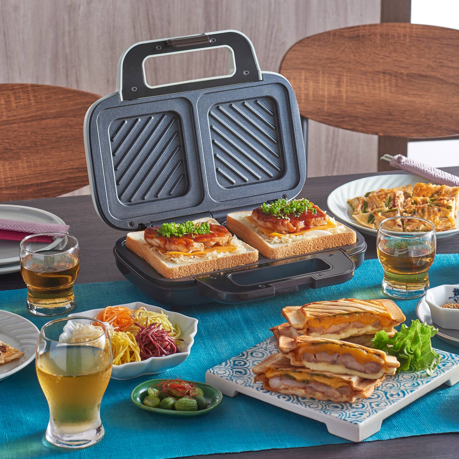 ホットサンドメーカー　ラドンナ　未使用 Toffy ハーフホットサンドメーカー K-HS3 | 株式会社ラドンナ