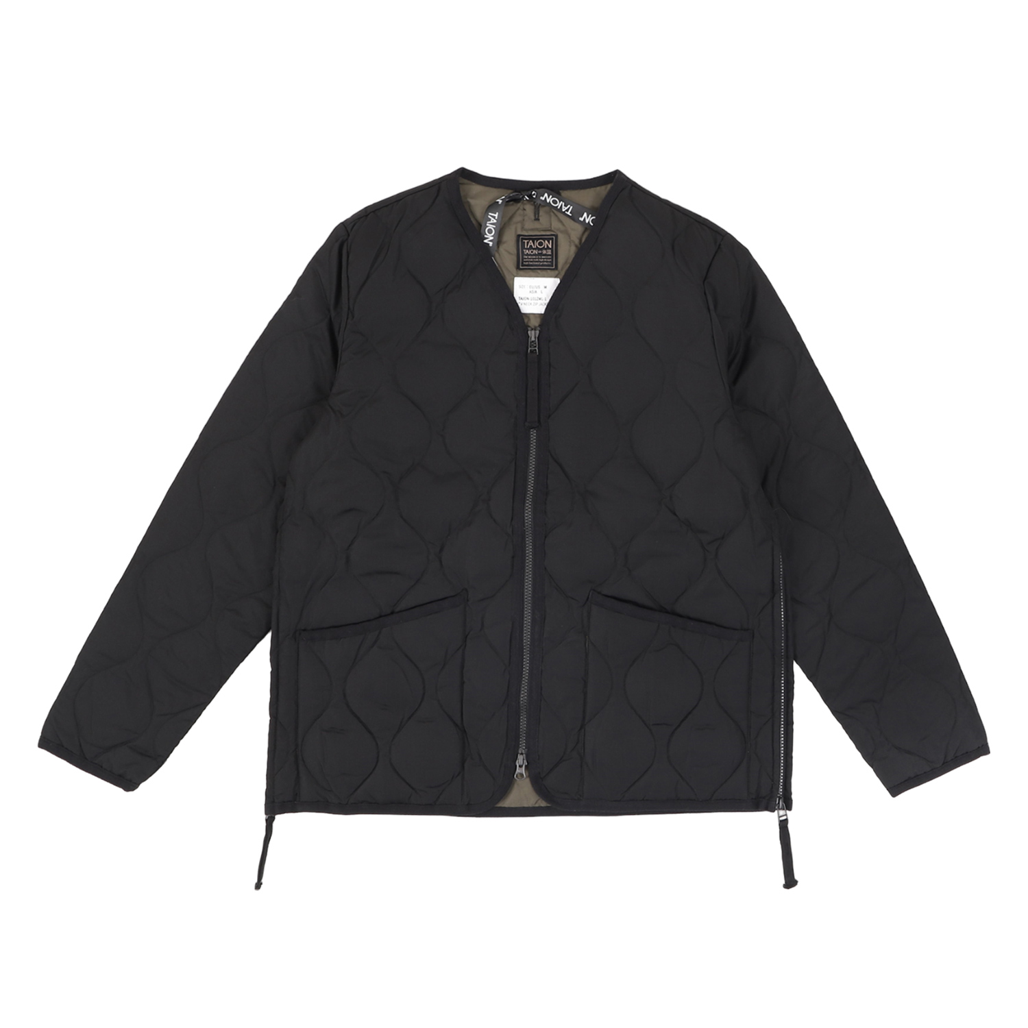 TAION（タイオン） ダウン ジャケット アウター ミリタリー Vネック