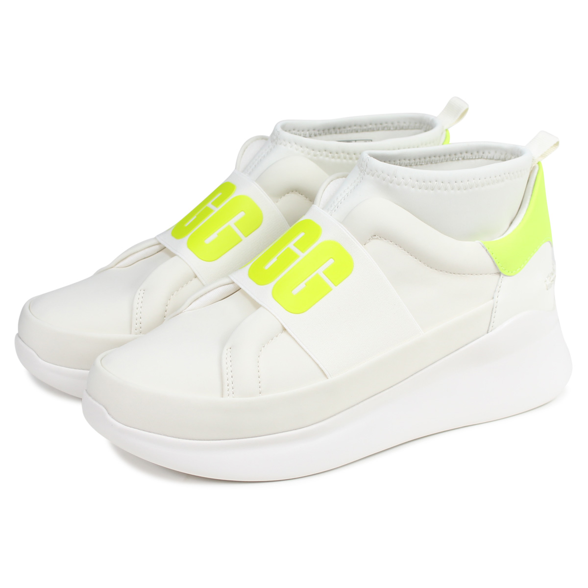 UGG アグ スニーカー スリッポン ニュートラ ネオン レディース WOMENS NEUTRA NEON SNEAKER ブラック オフホワイト イエロー ピンク 1110084｜goodslabo｜03