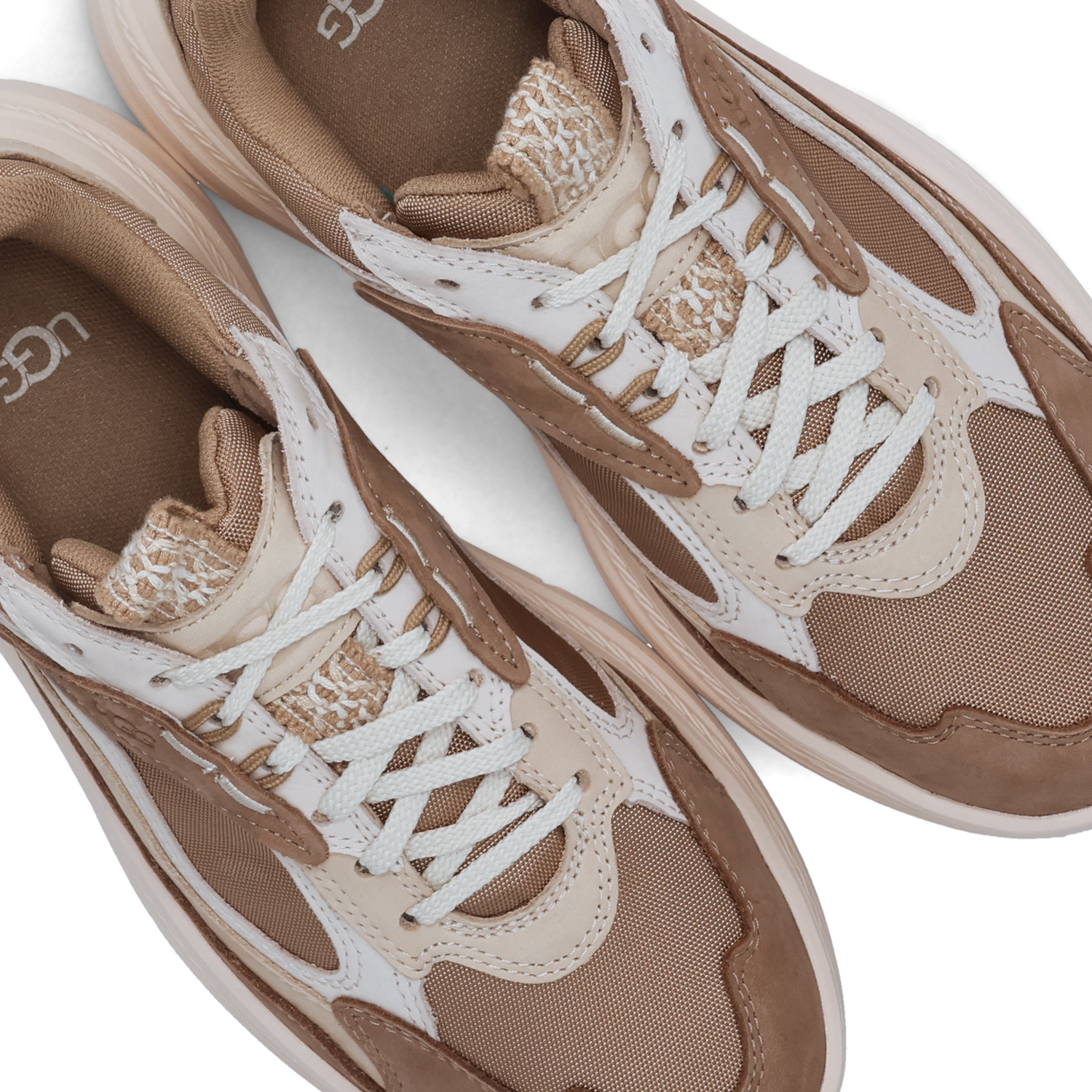 UGG アグ スニーカー レディース 厚底 CA1 MESH ブラウン