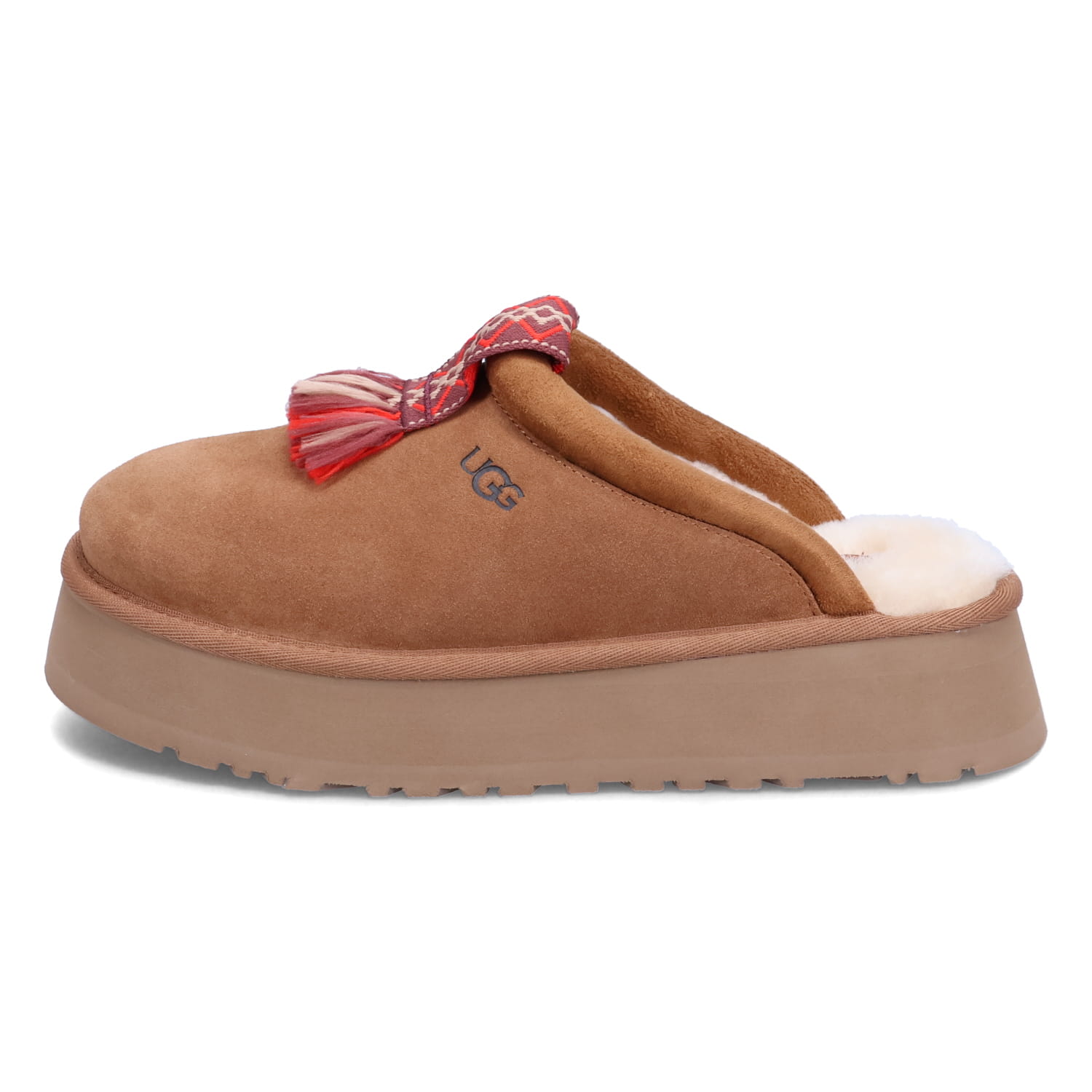 UGG アグ サンダル サボ スリッパ ルームシューズ タズル レディース ムートン WOMENS TAZZLE チェストナット 1152677