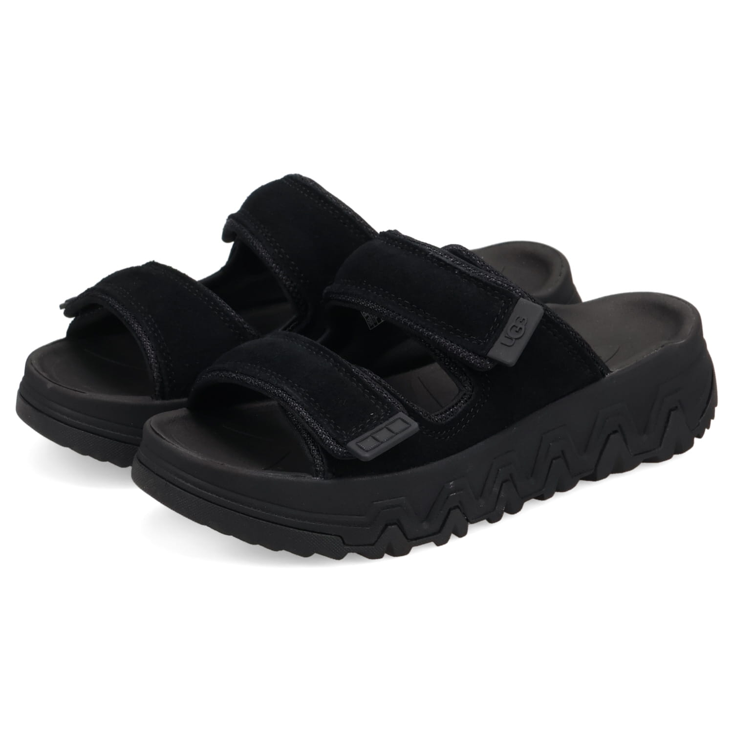 ハワイ購入　ugg 厚底　スエードサンダル　黒　6 楽天市場】UGG(アグ)サンダル キャプトレイル ストラップ