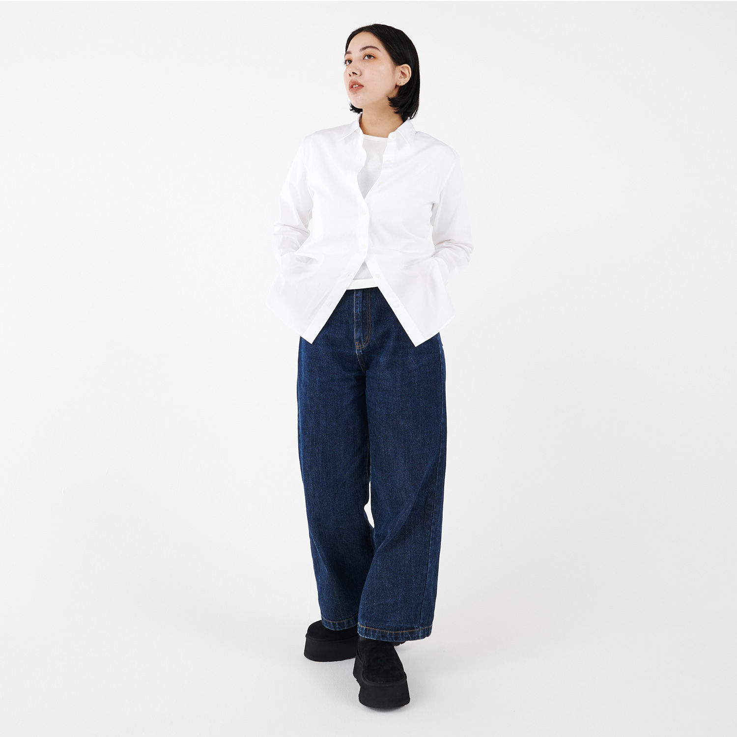UGG（アグ） クラシックミニ ディッパー ブーツ レディース 厚底