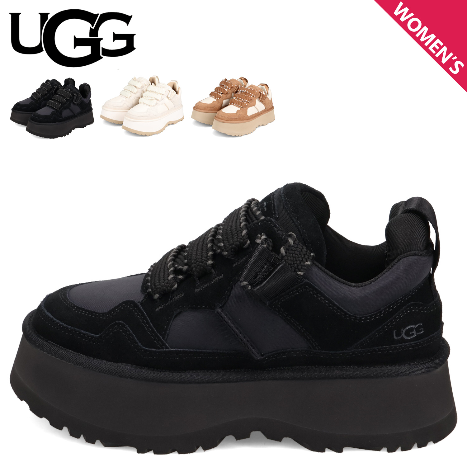 UGG（アグ） スニーカー アストロメル レディース ASTROMEL 厚底