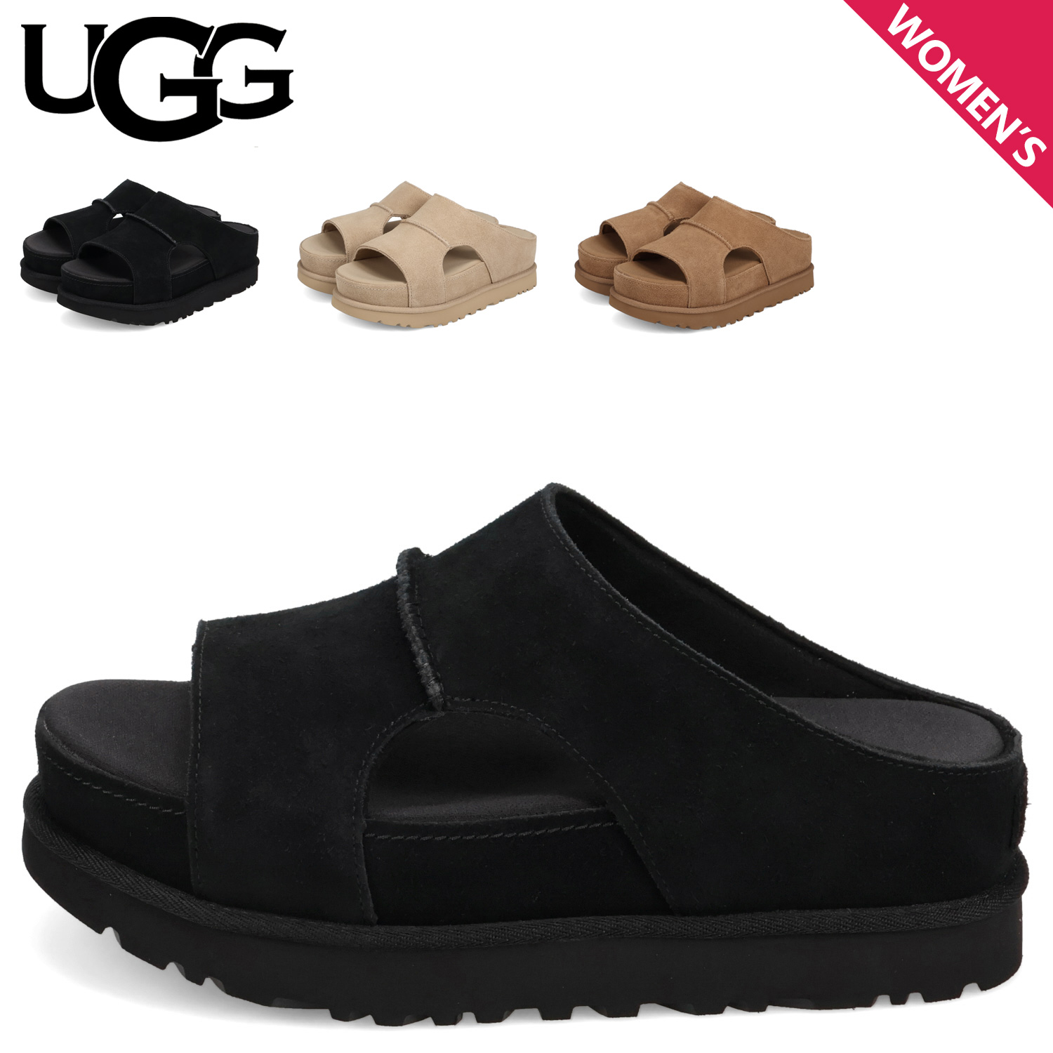 UGG（アグ） サンダル ゴールデンスター ハイカットアウト スライド