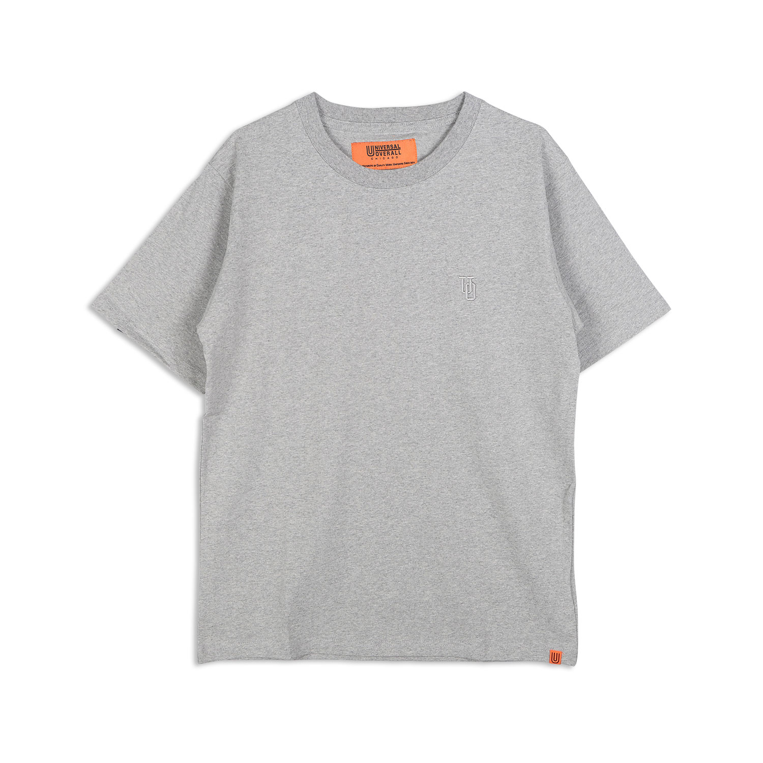 ユニバーサルオーバーオール UNIVERSAL OVERALL Tシャツ 半袖 メンズ レディース 無地 UO EMBROIDERY TEE ブラック 黒 U2323232-A｜goodslabo｜03