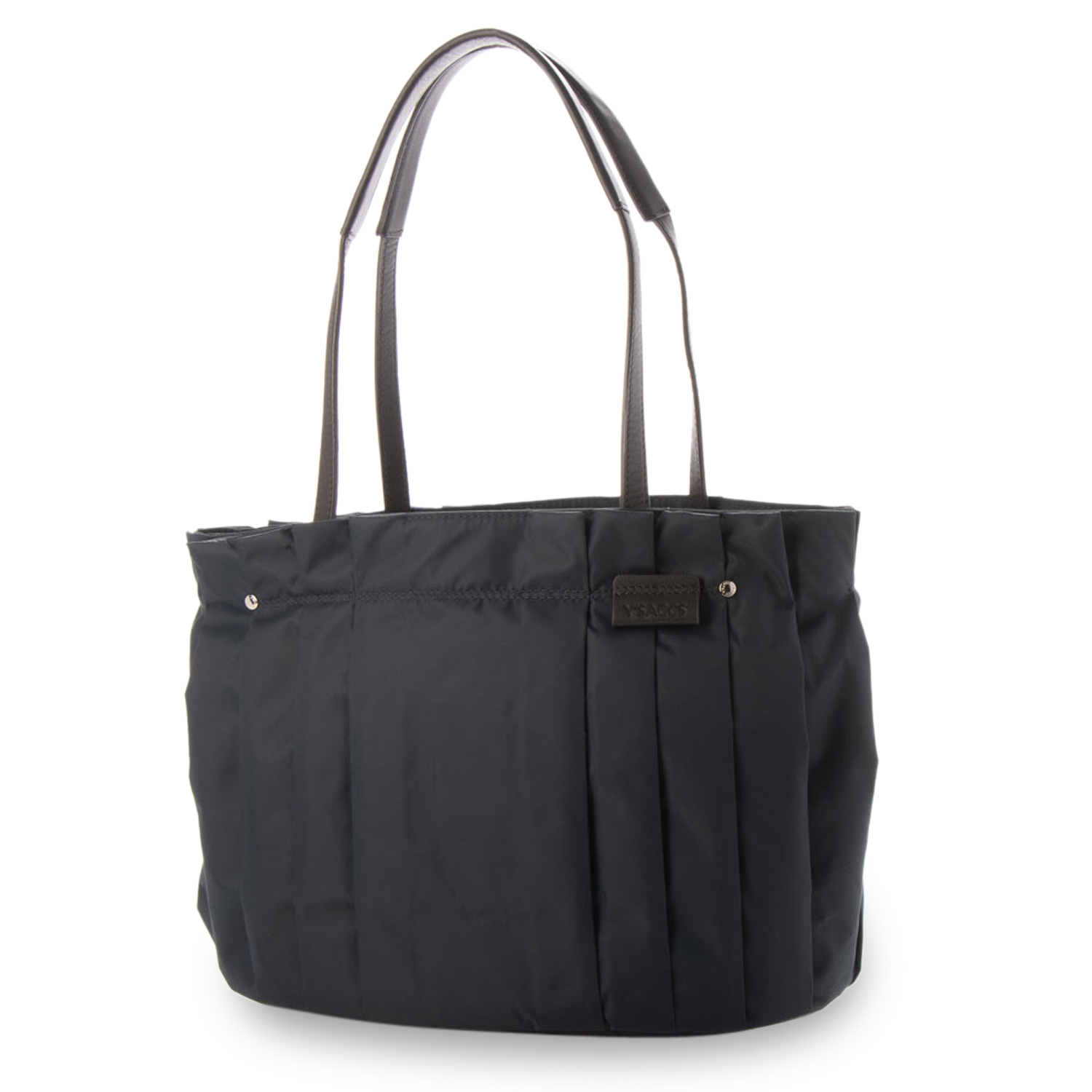 イザック Y’SACCS トートバッグ ショルダー レディース RECYCLED NYLON PLEATS 2WAY TOTE MEDIUM Y02-04-03 母の日｜goodslabo｜06