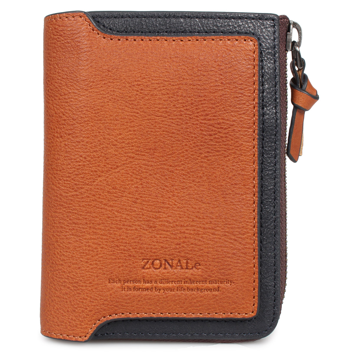 ZONALe 財布 二つ折り ゾナール 二つ折り財布 本革 革 レザー