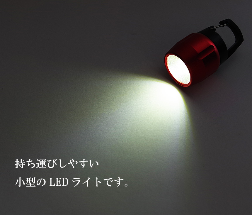 LED ライト カラビナ LEDライト 懐中電灯 ミニライト キャンプ 高輝度 電池式 小型｜goodsland｜06