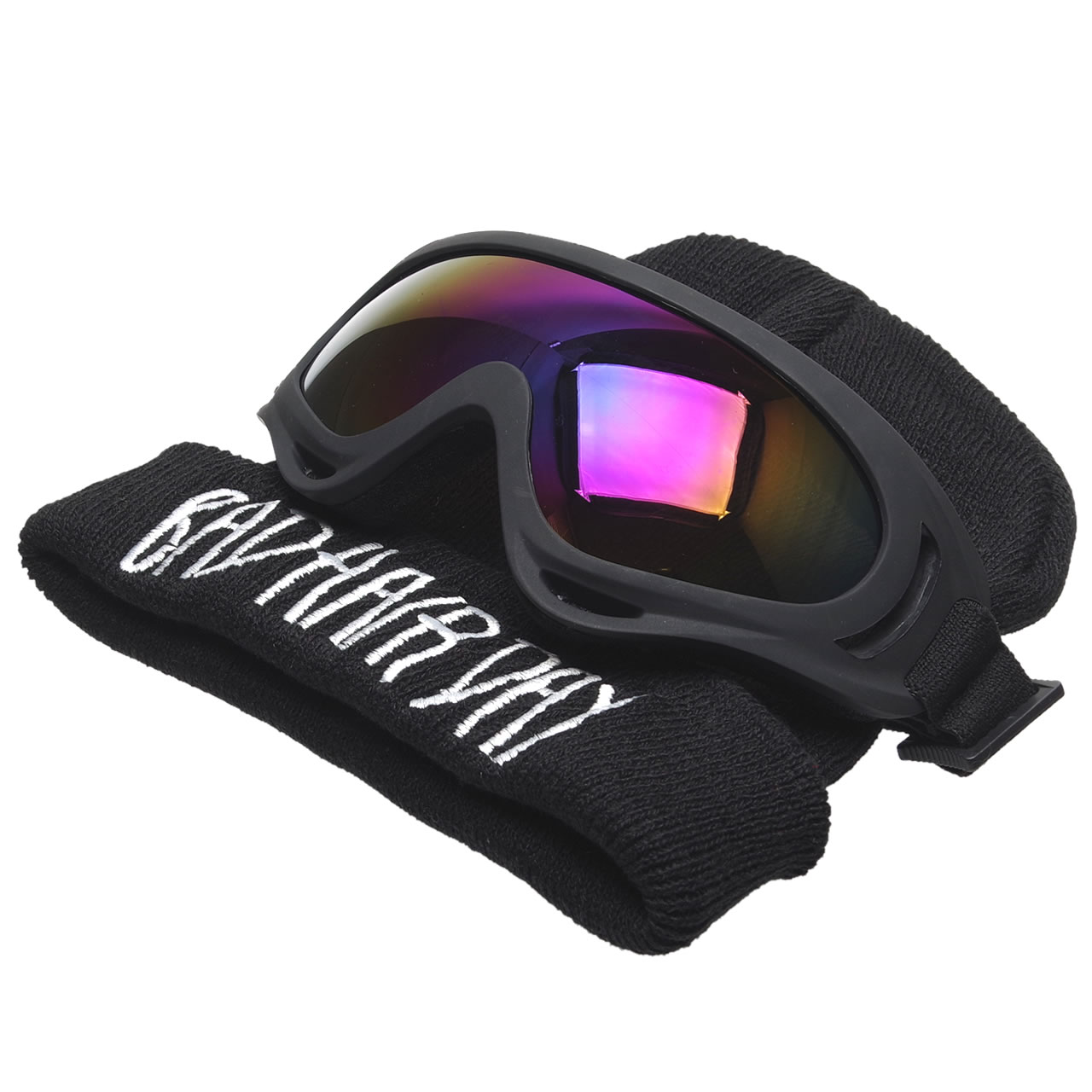 スノーボード ニット帽 ゴーグル セット 子供用 メンズ レディース フリーサイズ スキー