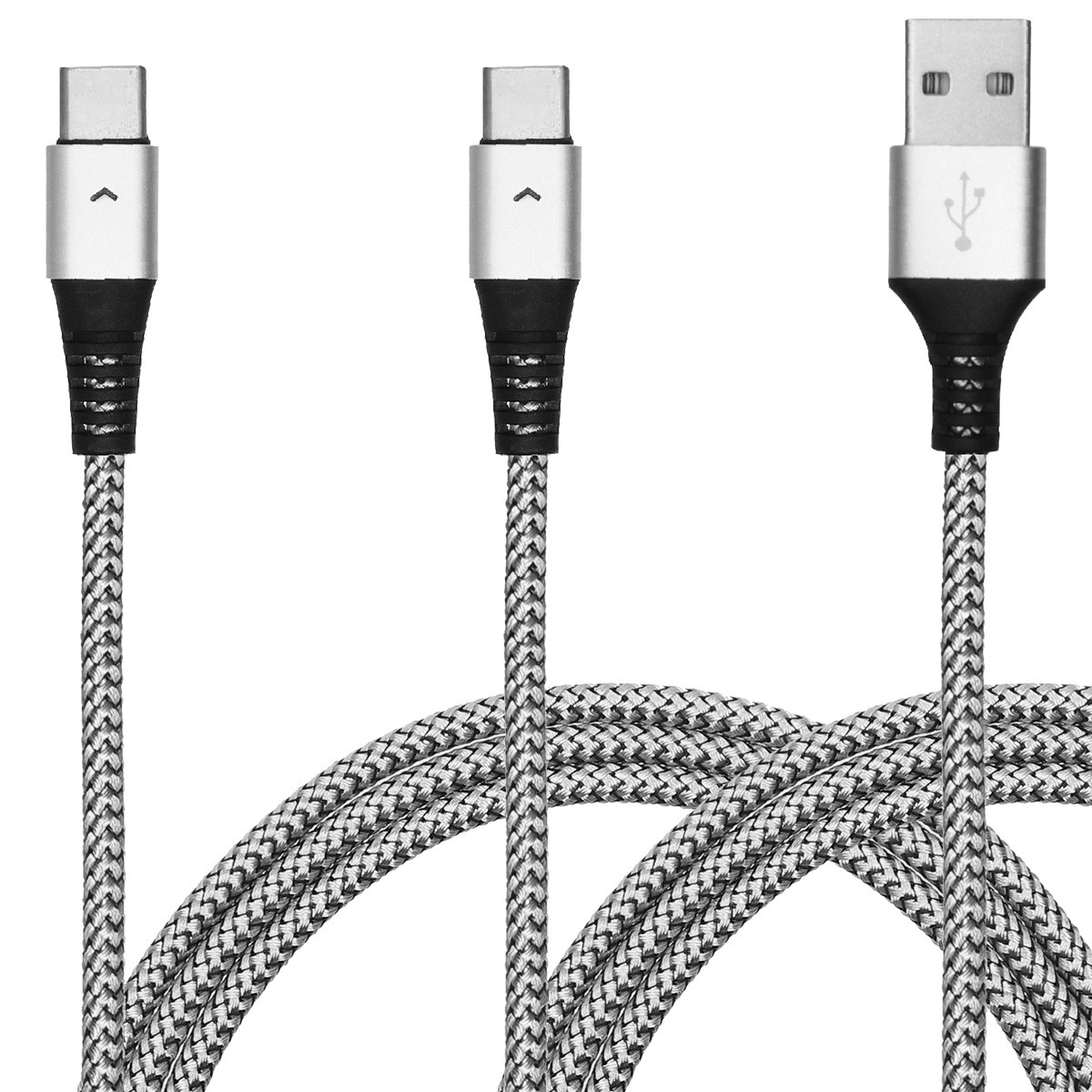 2本セット） USB Type-C 充電ケーブル 選べる1.2m/1.8m MAX2.4A : gd