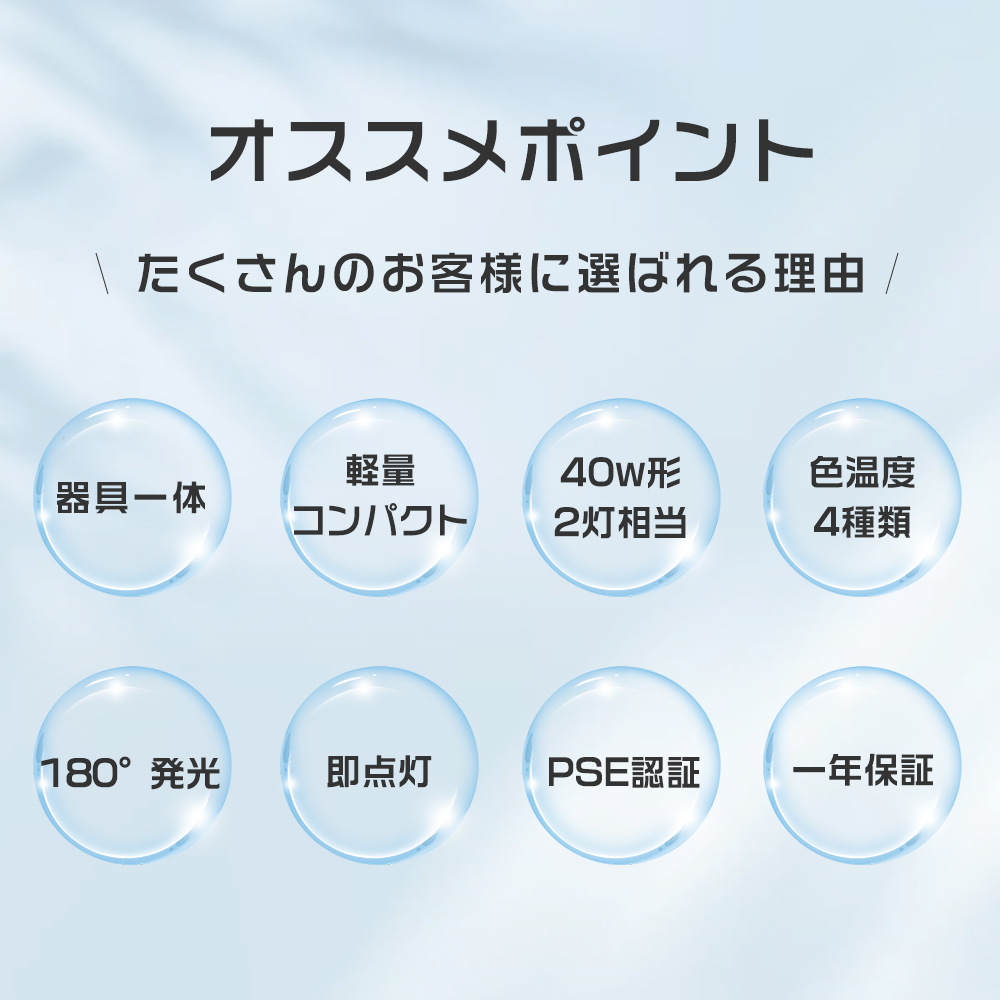 LEDベースライト LED照明器具 40W形 LED蛍光灯 120cm 一体型照明 省エネ 50W 高輝度 10000lm 天井照明 シーリングライト 直付け 幅80mm LED照明 PSE認証｜goodsone｜07