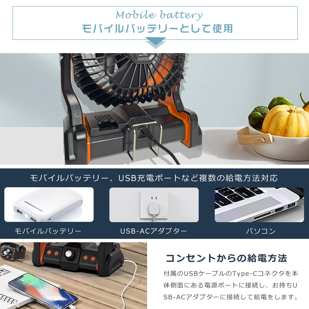 小型扇風機 コンセント式 卓上扇風機 吊り下げ 扇風機 2024 卓上