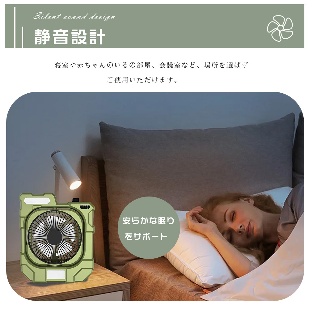 キャンプ 扇風機 充電式ファン 送風機 小型 強力 12800mAh大容量