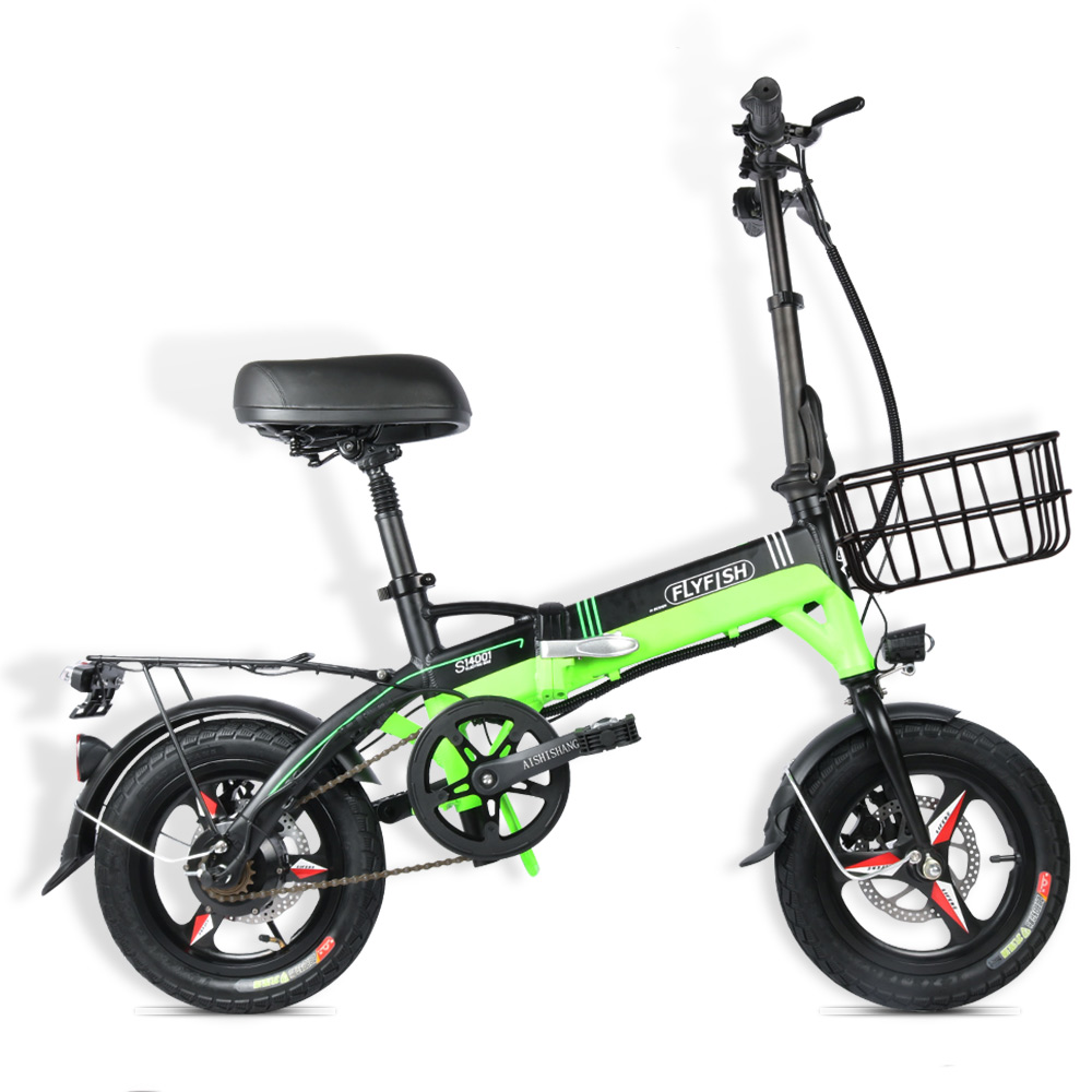 専用！FLYFISH ジャンク品電動アシスト自転車 折りたたみ式 FLYFISH 安心型式認定取得 公道走行可能 アシスト自転車