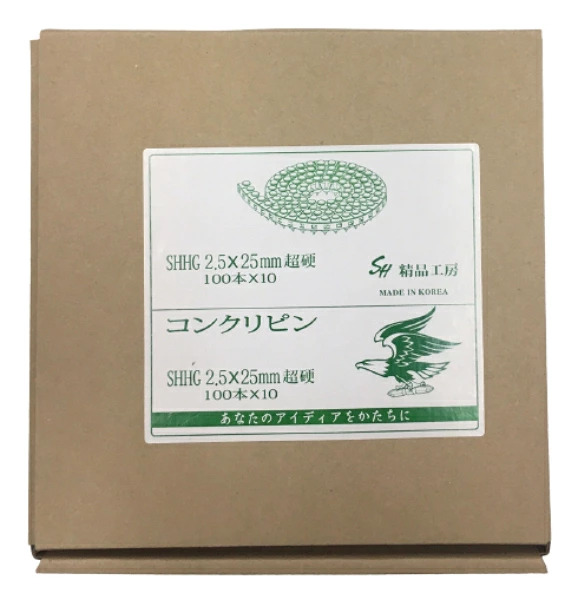 MAX HN-25C2対応 超硬ロールピン コンクリートピン 連結ピン コンクリピン 1000本入 マキタ AN250HC対応 高圧釘打機用 スーパーネイラ 16mm/19mm/22mm/25mm |  | 05