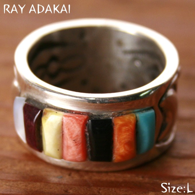 本格派ま！ RAY ADAKAI レイアダカイ リング インディアンジュエリー