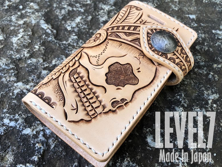 LEVEL7 日本製のハンドメイド 各種iPhoneに対応 iPhoneケース 手帳型 