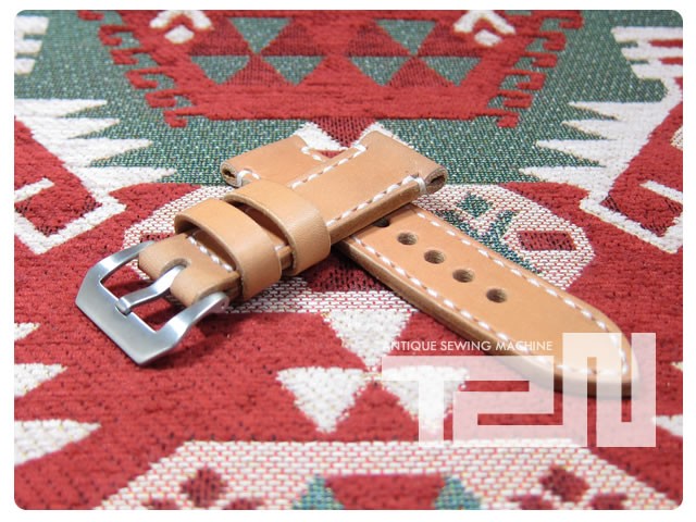 日本製/Made In Japan】幅22MM/24MM対応 パネライスタイル ナチュラル