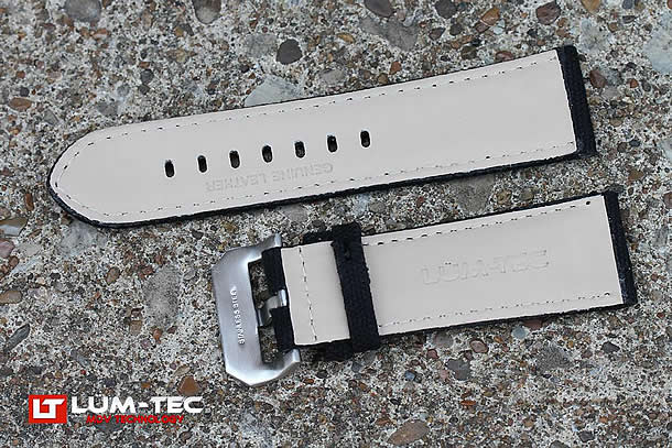 LUM-TEC(ルミテック) 【24/22MM 120/80】 ST312-24 レザーベルト 替えベルト 腕時計用