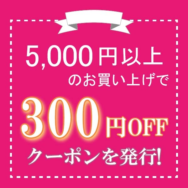 Goodz Storeの「5000円以上のご注文で300円引きクーポン」のクーポン