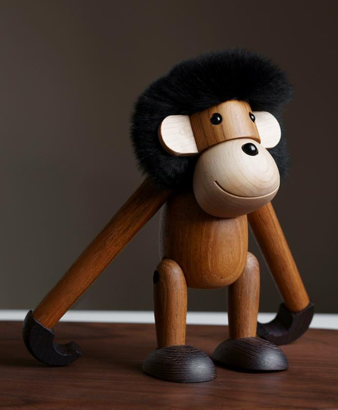 KAY BOJESEN DENMARK 置き物 木製 チンパンジー インテリア 人形 雑貨