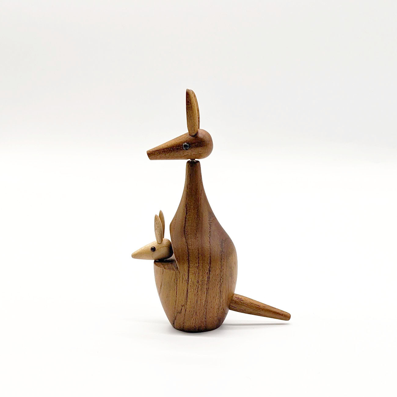 カンガルー 陶器 オブジェ 置物 インテリア 工芸品 美術品 A2761