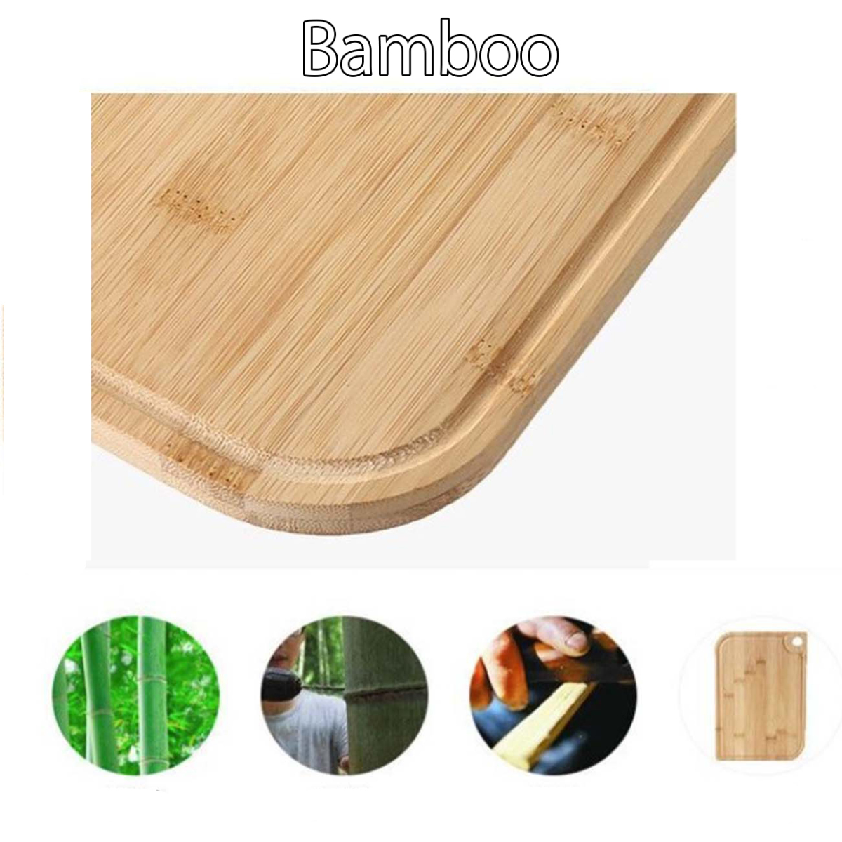 カッティングボード Sサイズ Bamboo まな板 アウトドア用品 キャンプ