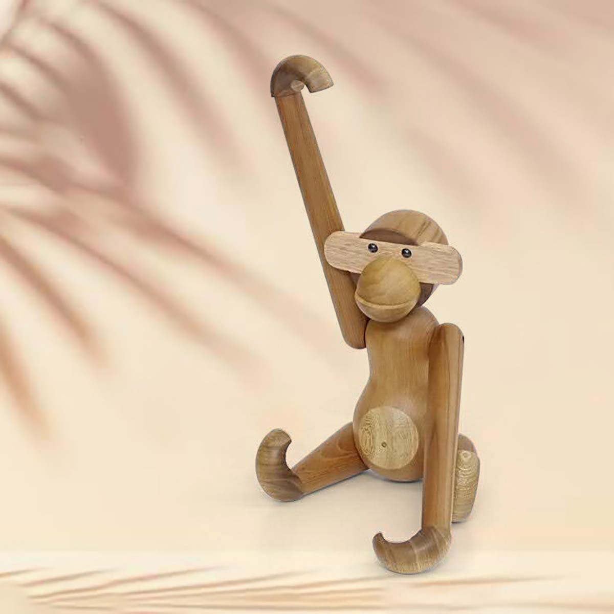 置き物 木製 サル 小 インテリア 人形 雑貨 オブジェ 動物 モンキー 猿 