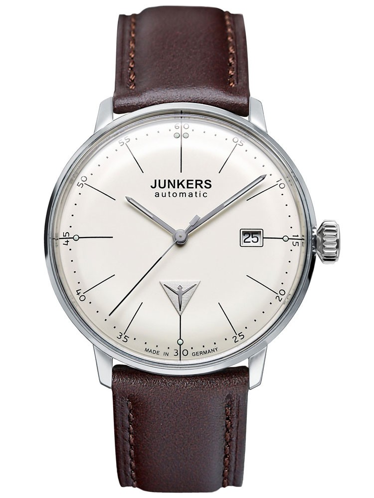 送料無料 ドイツ製ユンカース JUNKERS Bauhaus シンプルで飽きのこない逸品自動巻 6050-5