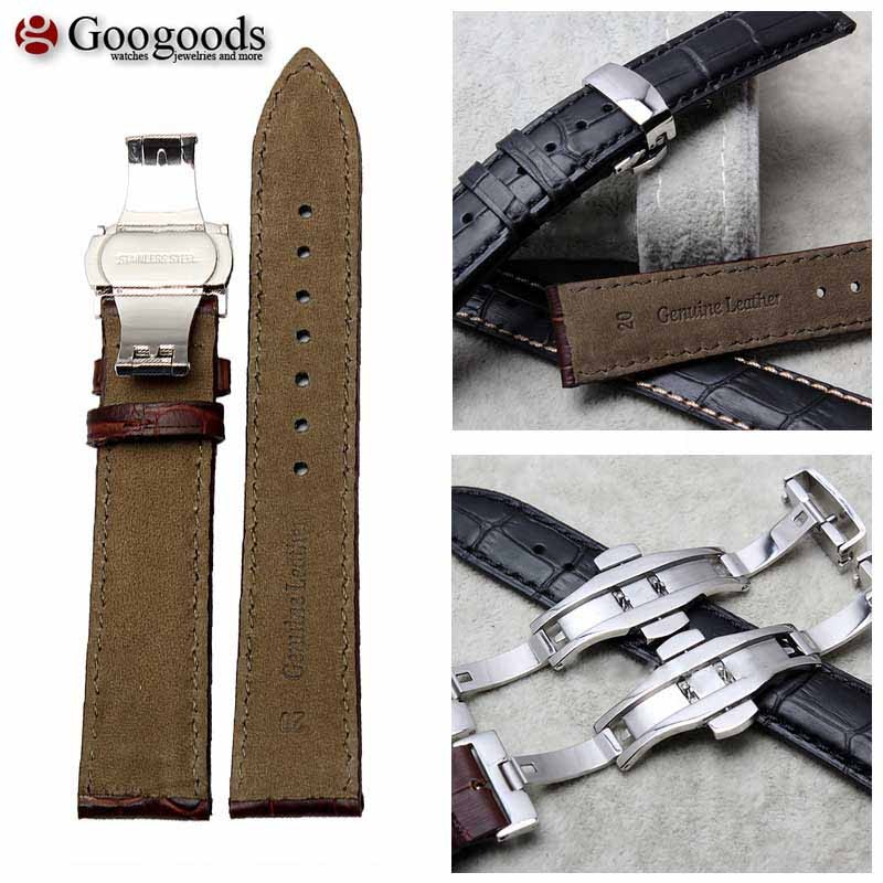 For LONGINES、MIDO 幅18/19/20/21/22mm 時計バンド レザーベルト