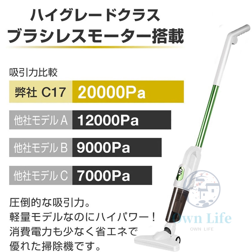 掃除機 コードレス 充電式 サイクロン掃除機 車用掃除機 節約 スティック 20000Pa 超強力吸引 吸引力 5種類ノズル 水洗い  ハンディクリーナー 2022 新生活 XM002