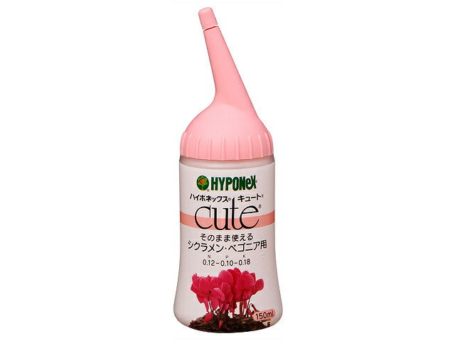 液体肥料】ハイポネックス キュート 観葉植物用 150ml :hp-cuteka:植木鉢・鉢カバー専門店グーポット - 通販 -  Yahoo!ショッピング