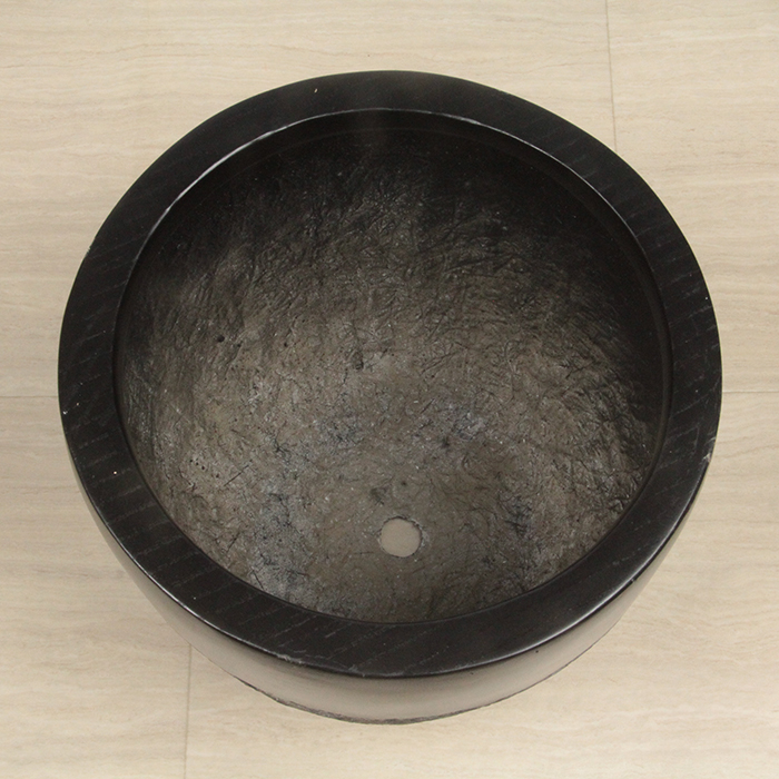 植木鉢 おしゃれ 軽量 ファーバーストーン ポット ツートン ブルー系 25cm 6リットル_2