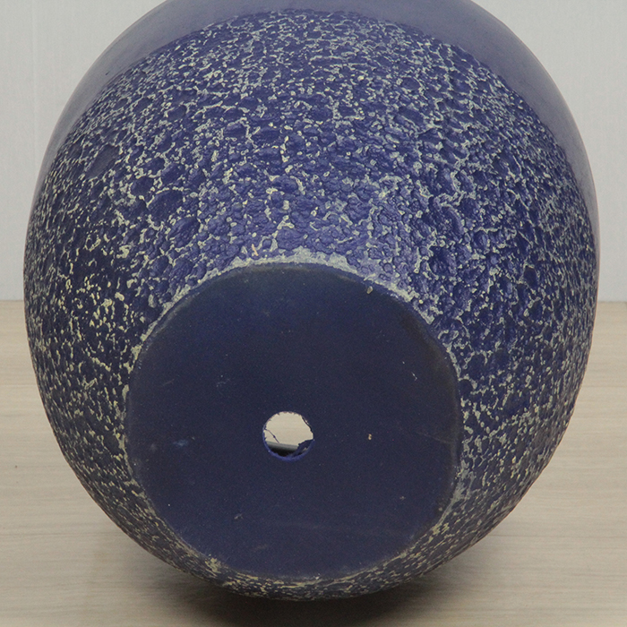 植木鉢 おしゃれ 軽量 ファーバーストーン ポット ツートン ブルー系 25cm 6リットル_3